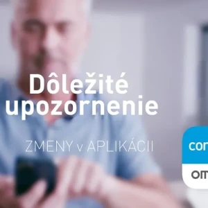 D�le�it� upozornenie - ZMENY v aplik�cii OMRON connect