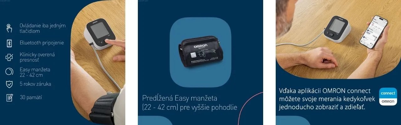 Banner tlakomer OMRON M2+ Connect