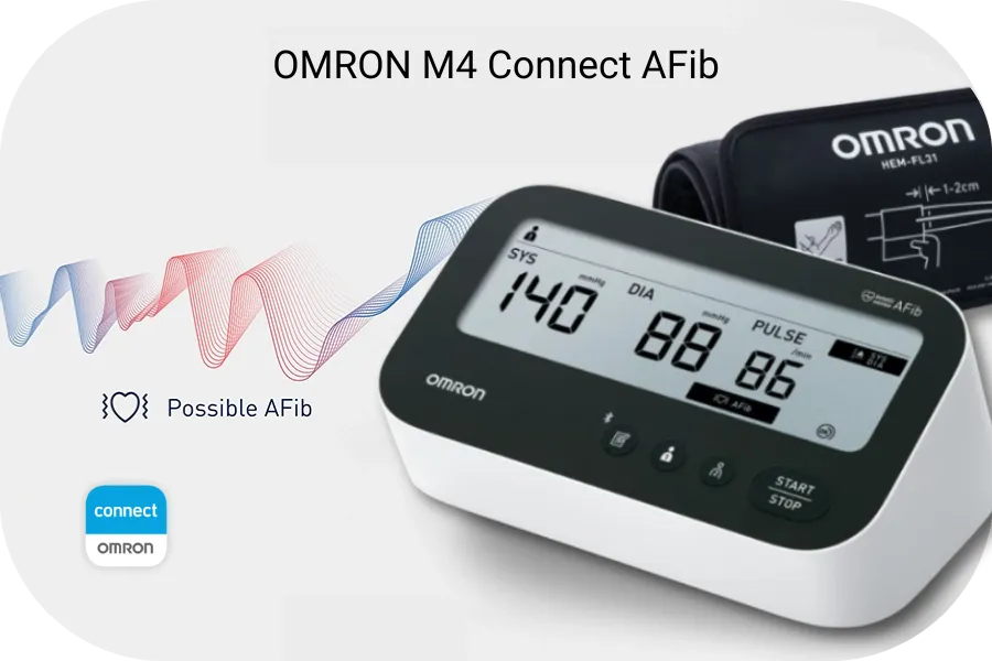 Tlakomer OMRON M4 Connect AFib