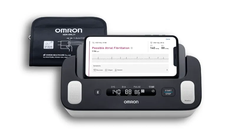 Funkcia AFib na OMRON Complete