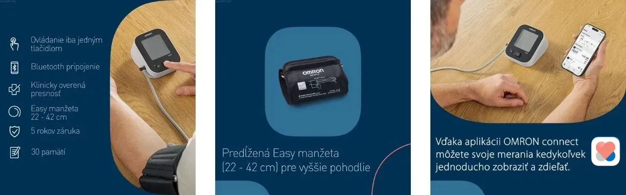 Banner tlakomer OMRON M2+ Connect