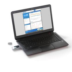Notebook s OMRON Bi-LINK web aplikáciou