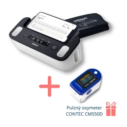 Tlakomer s ekg OMRON COMPLETE + oxymeter ZDARMA